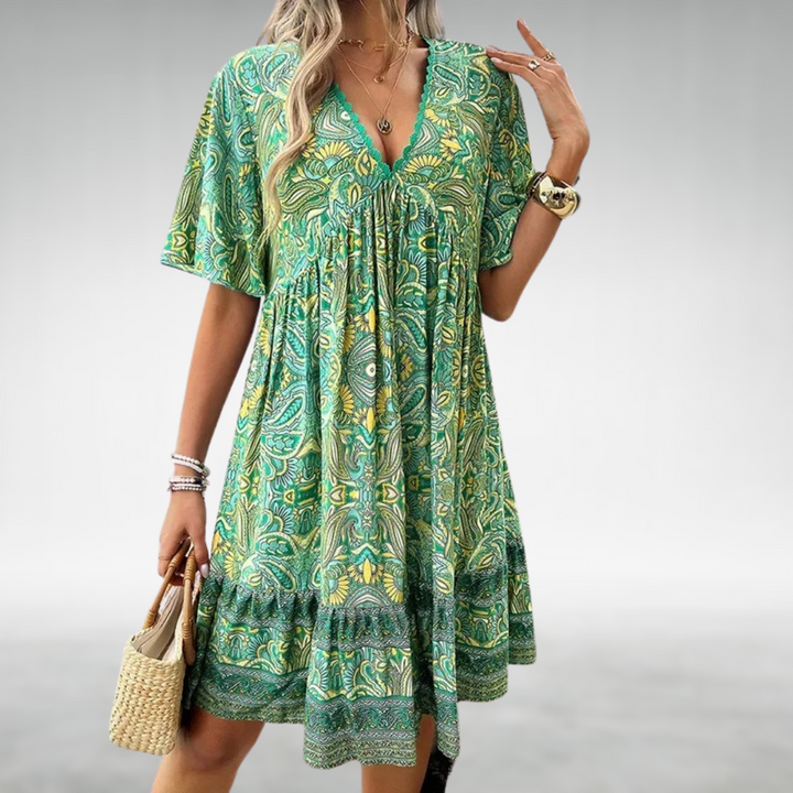 Quinley – Boho-Swing-Kleid