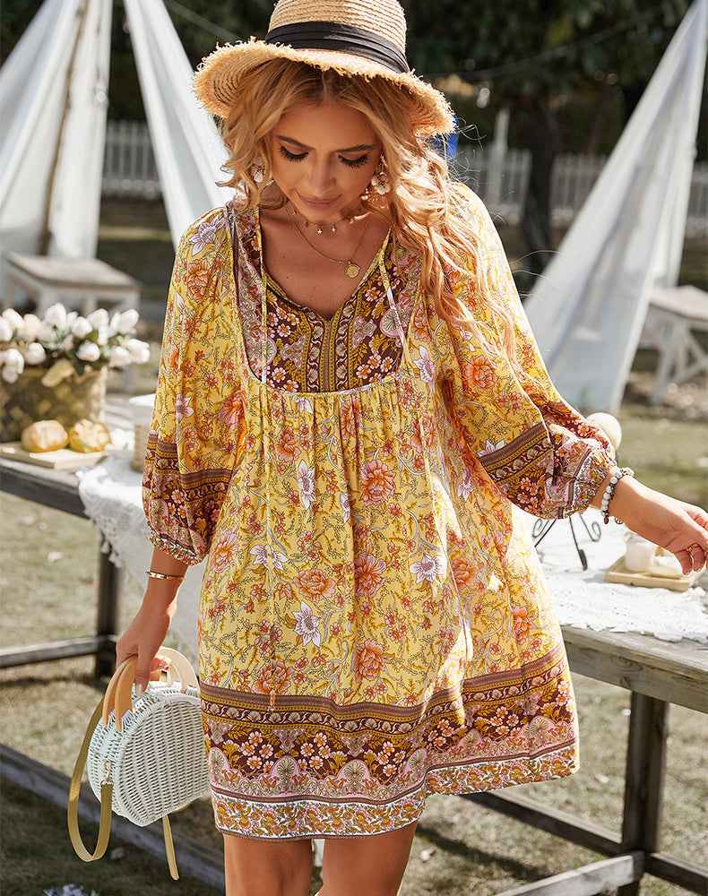 Briseis – Boho-Tunikakleid