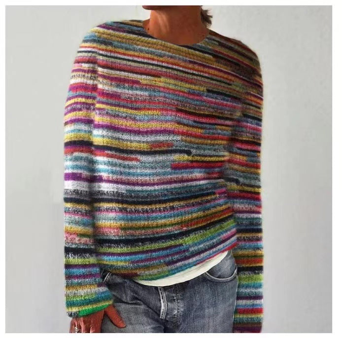 Carola | Lässiger Strickpullover mit Muster