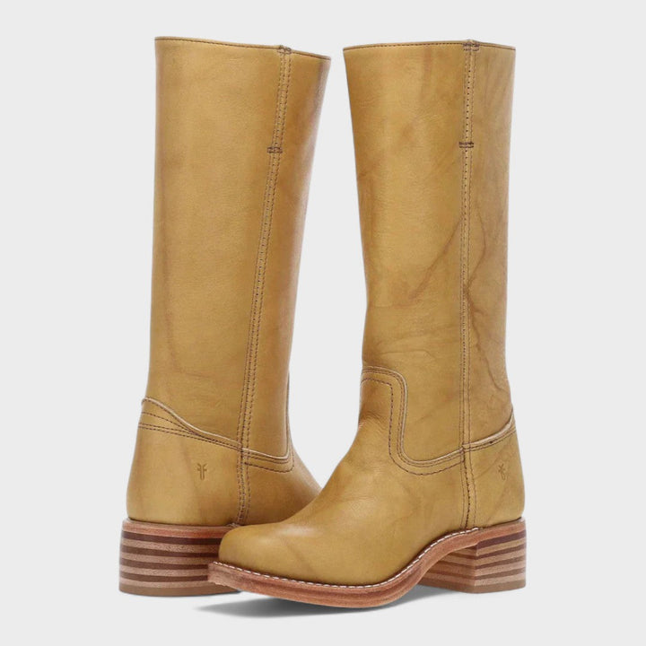 Klassische Reitstiefel mit hohem Schaft