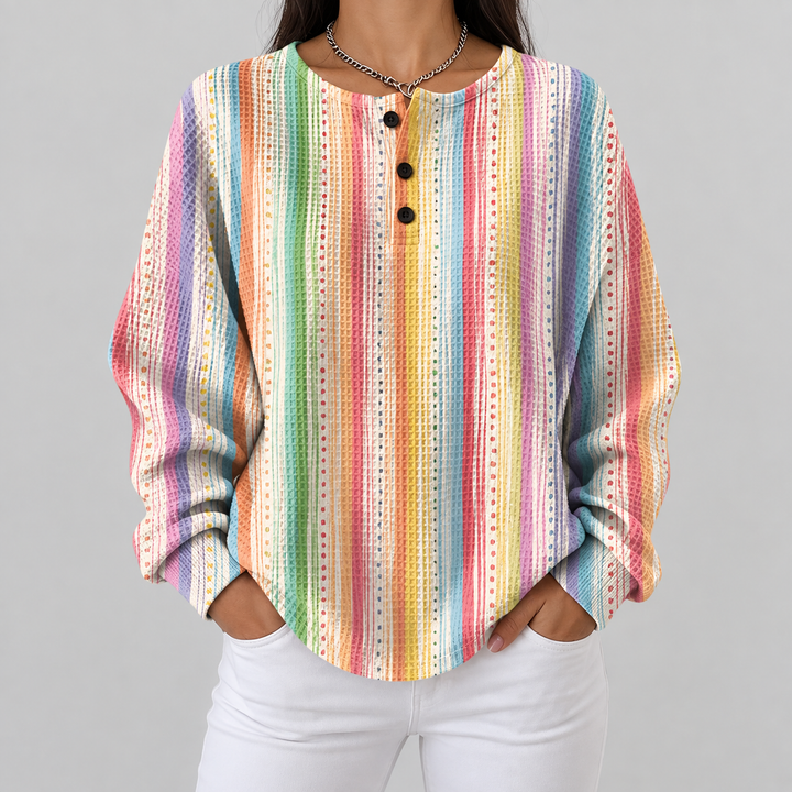 Anaïs – Pulli mit bunten vertikalen Streifen