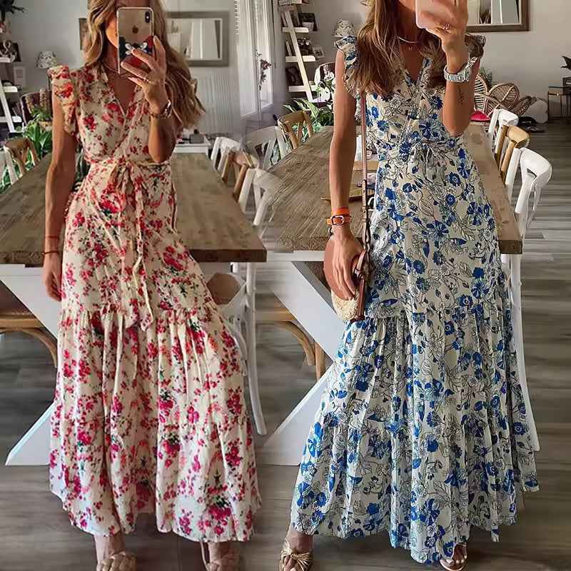 Shera – Maxi-Blumenkleid