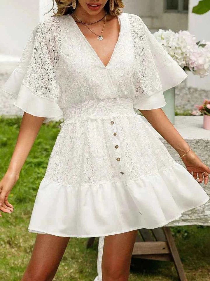 Carole – Boho-Spitzenkleid