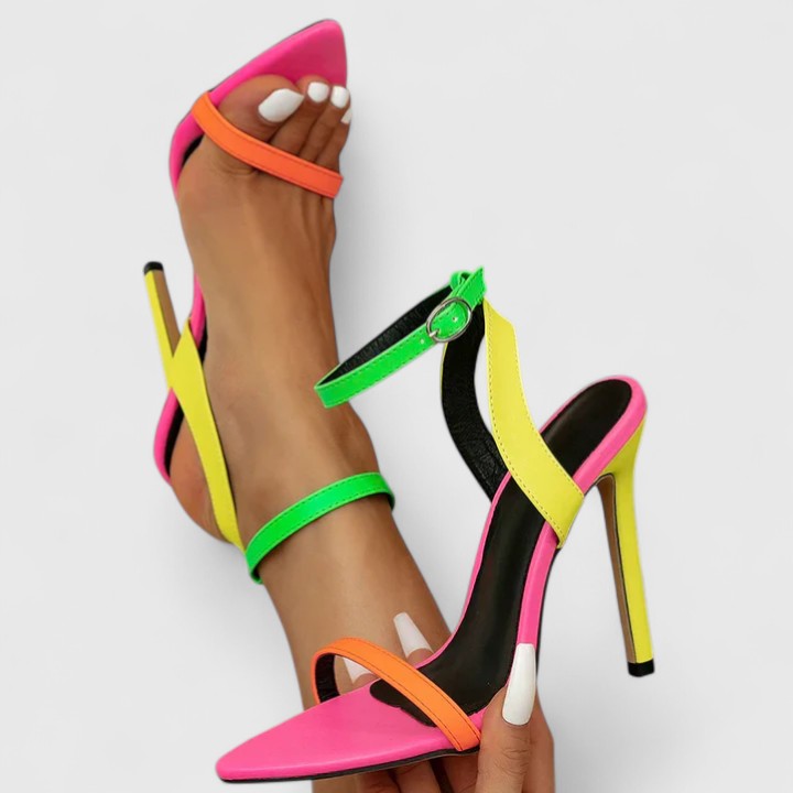 Olivgrün – Stiletto-High-Heels
