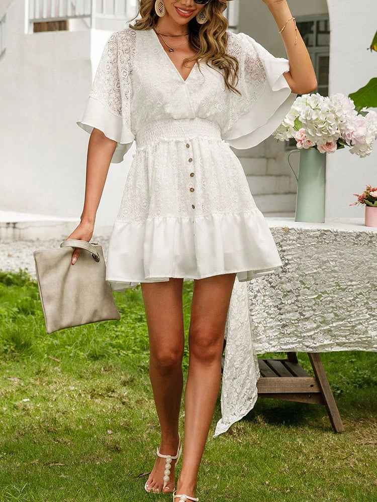 Carole – Boho-Spitzenkleid