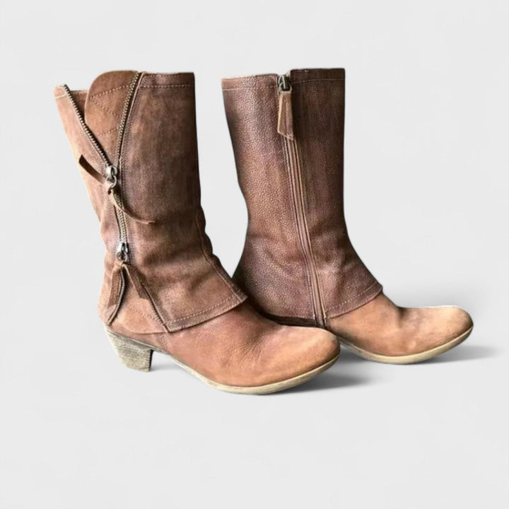 Alma – Vintage-Stiefel bis zur Wade