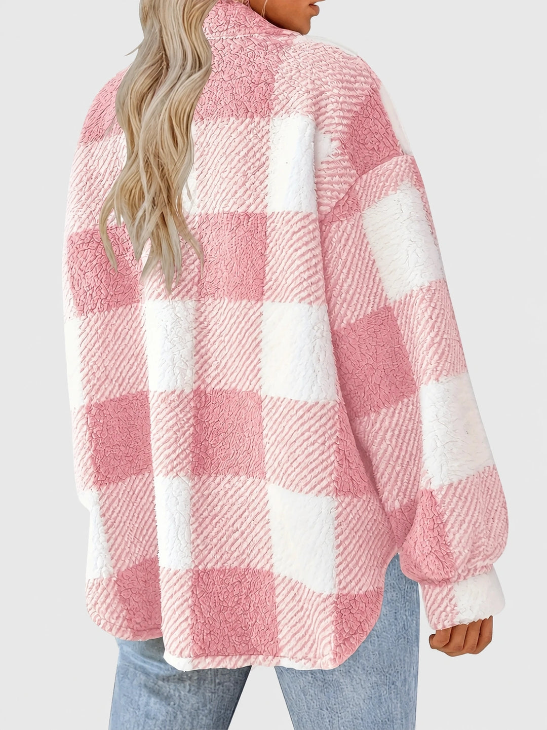 Martin | Elegante karierte Fleecejacke