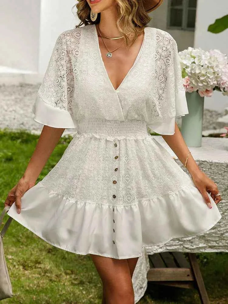 Carole – Boho-Spitzenkleid