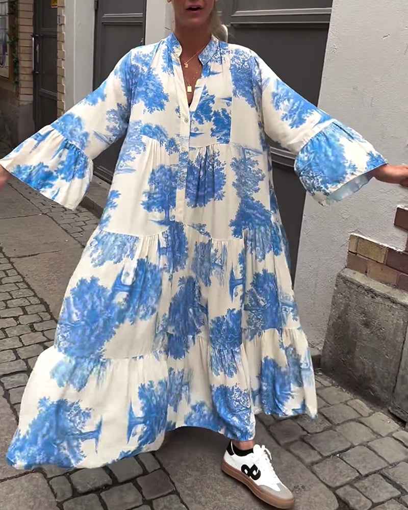 Ophelia - Langes, fließendes Kleid