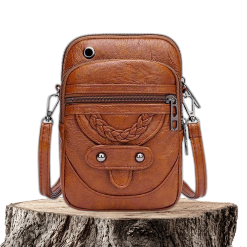 Laura™ | Strukturierte Ledertasche