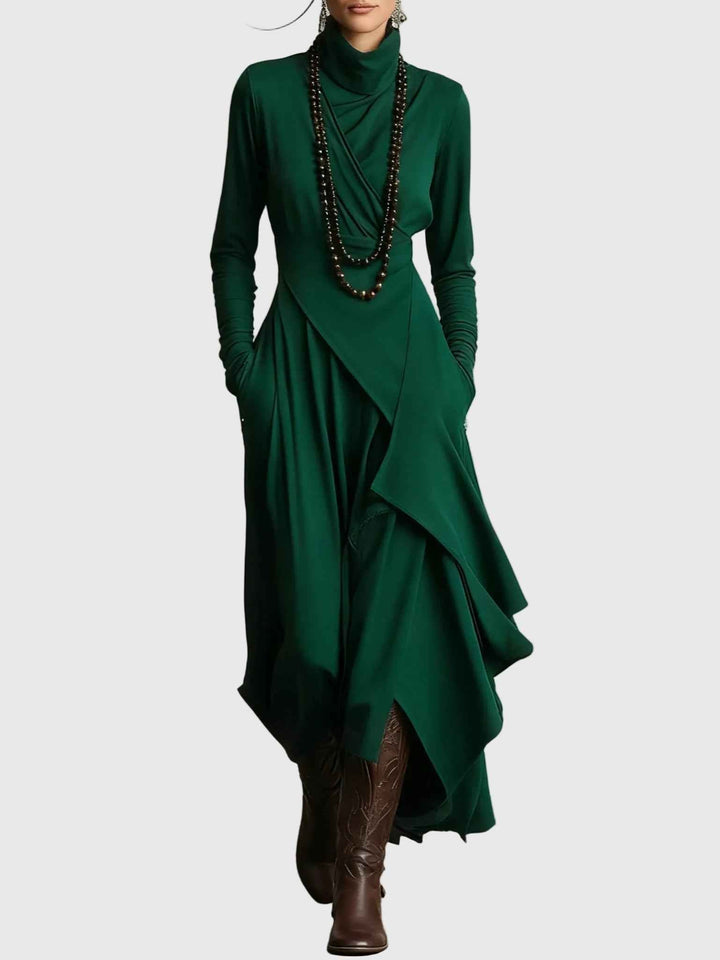 Violet | Plissiertes Maxikleid