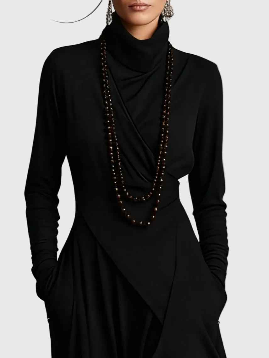 Violet | Plissiertes Maxikleid