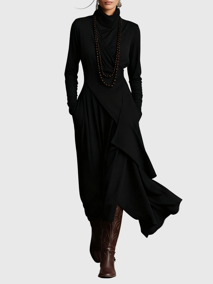 Violet | Plissiertes Maxikleid