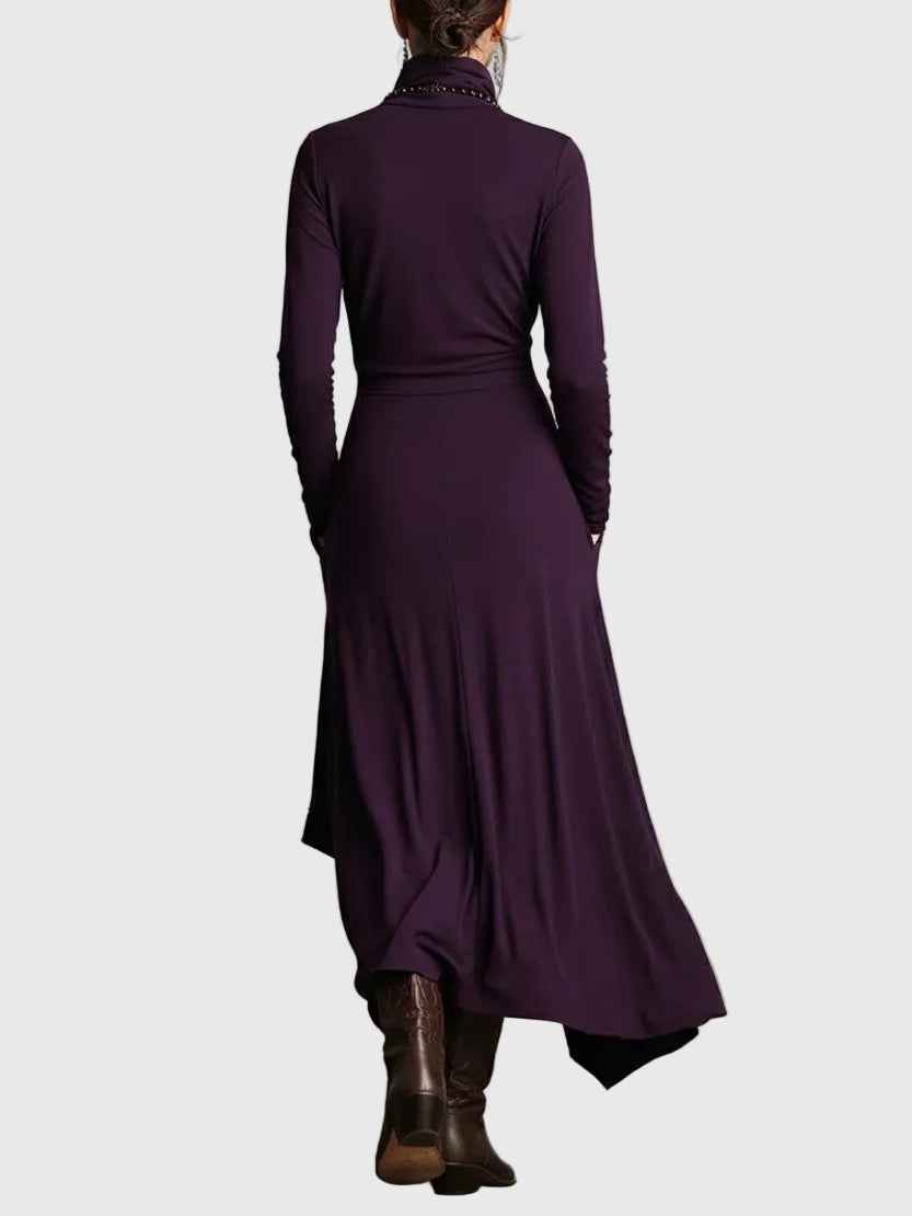 Violet | Plissiertes Maxikleid