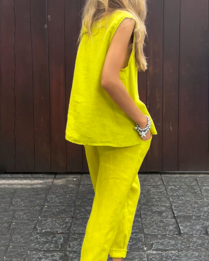 Zenneth – Lässiges zweiteiliges Set