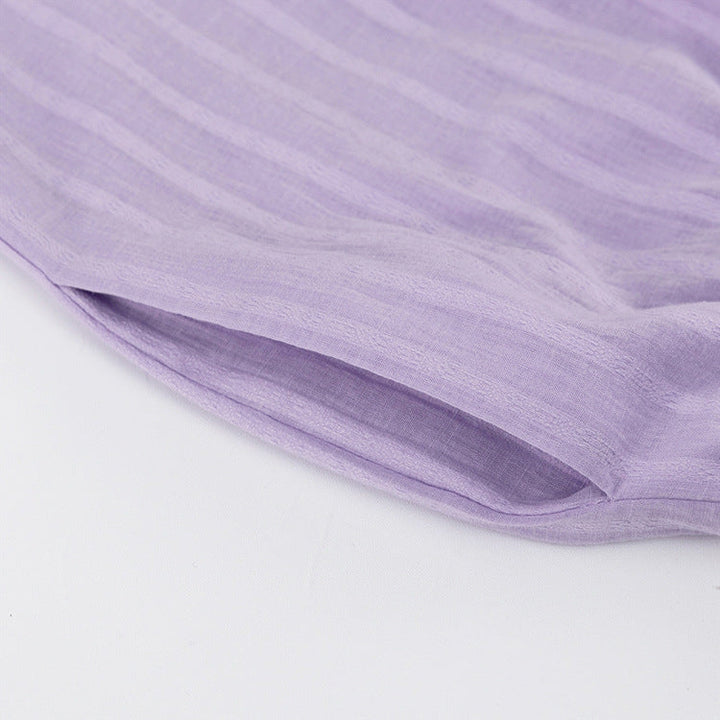 Viola – Set aus Button-down-Shirt und luftigen Shorts