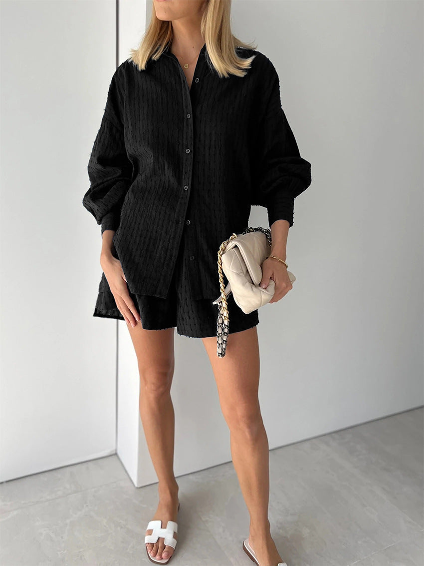 Elizabeth – Set aus Bluse und leichten Shorts