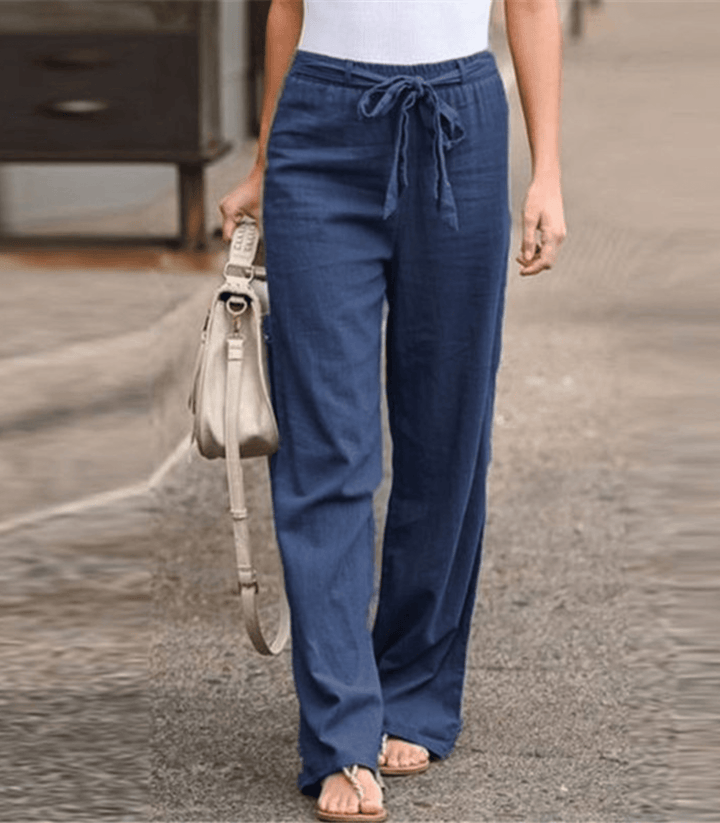 Joleen – Damen-Relaxhose mit Kordelzug und elastischem Bund