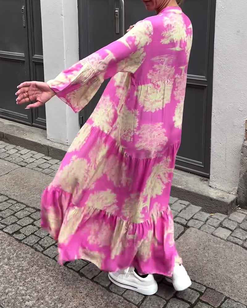 Ophelia - Langes, fließendes Kleid