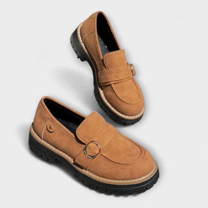 Lora™ | Lässige Slipper mit runder Zehenpartie