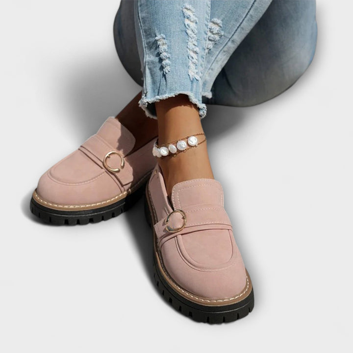 Lora™ | Lässige Slipper mit runder Zehenpartie
