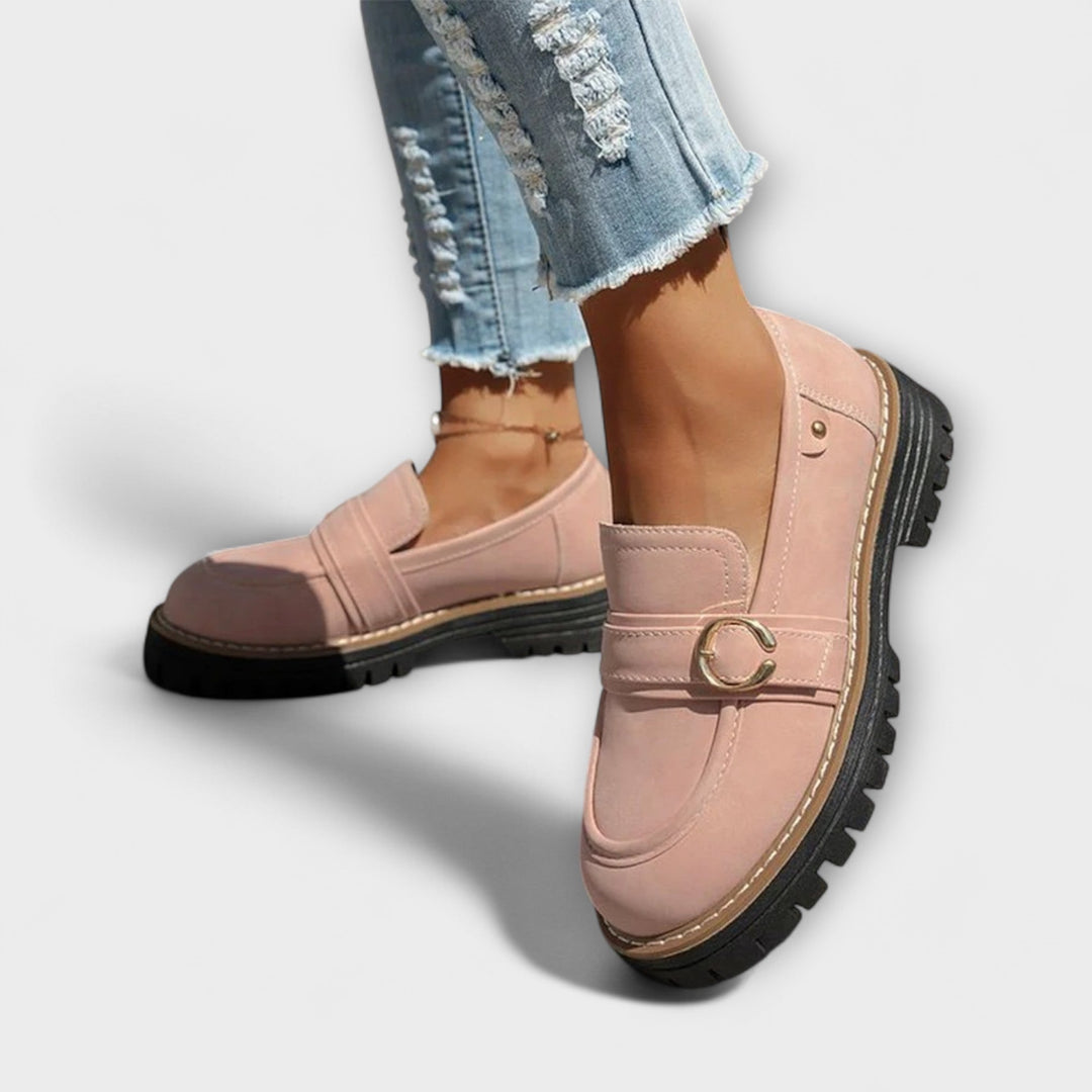 Lora™ | Lässige Slipper mit runder Zehenpartie