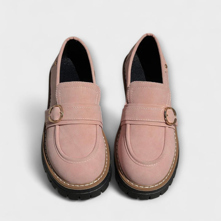 Lora™ | Lässige Slipper mit runder Zehenpartie