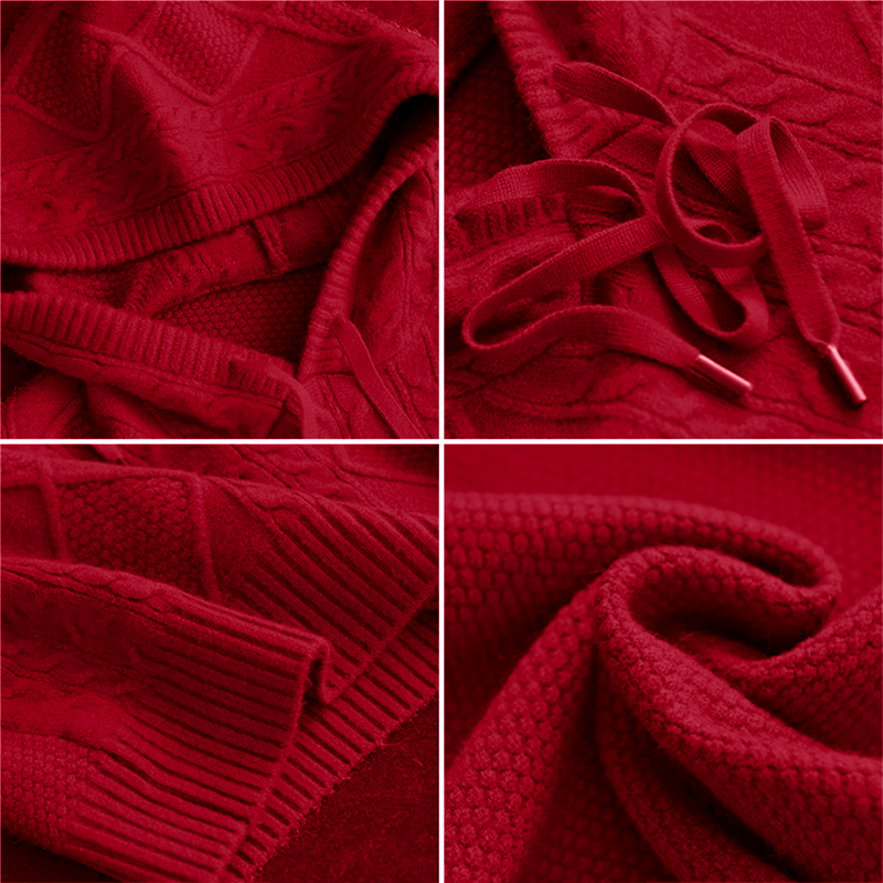 Emily | Gestrickter Hoodie