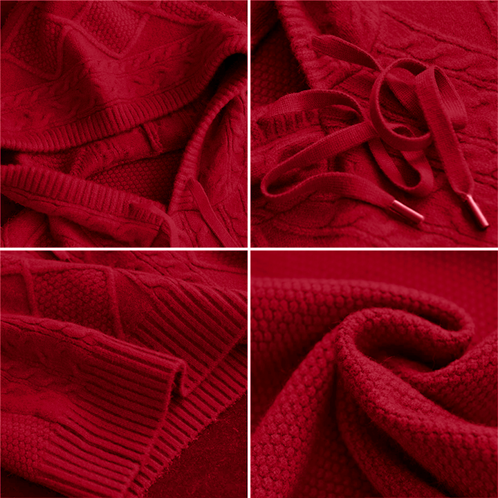 Emily | Gestrickter Hoodie