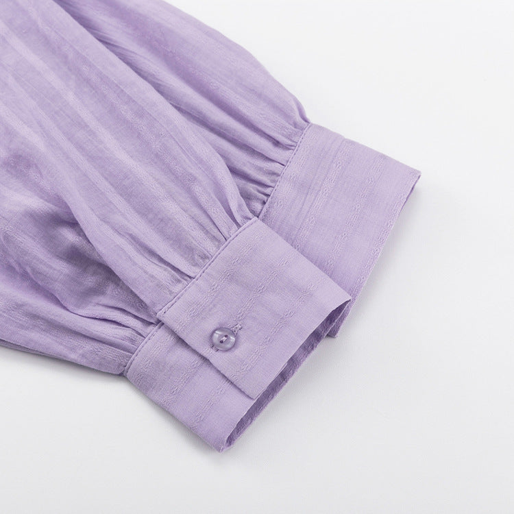 Viola – Set aus Button-down-Shirt und luftigen Shorts