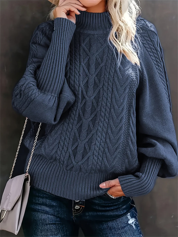 Lory | Lässiger langer Pullover mit langen Ärmeln