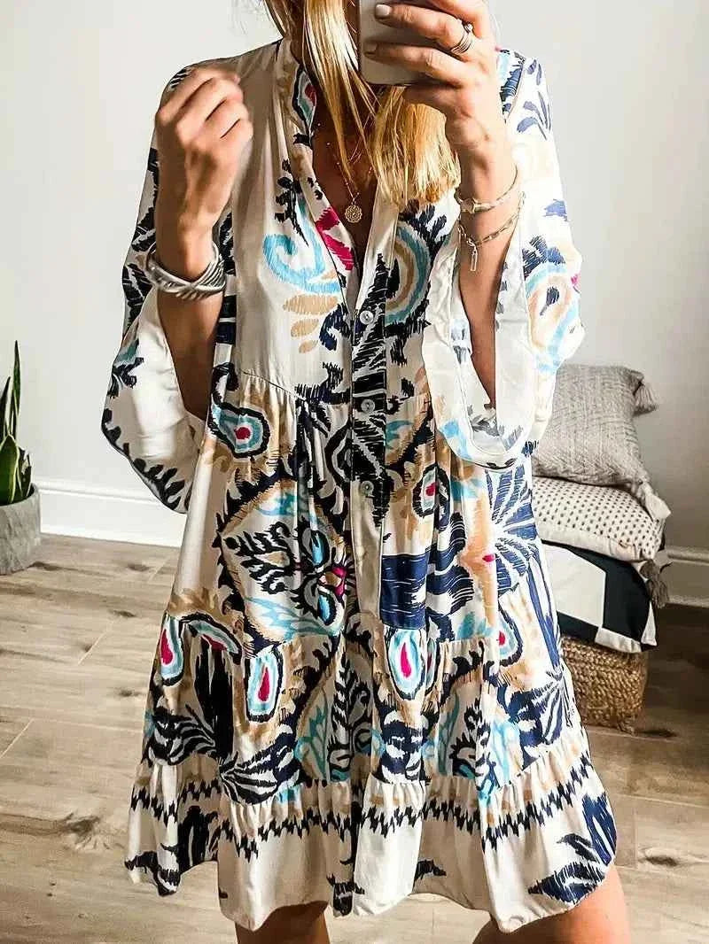 Veronique - Boho-Tunikakleid