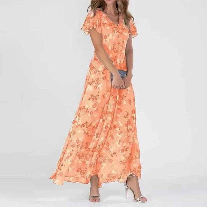ZURI | ELEGANTES, FLIEßENDES KLEID MIT FIGURFORMENDEM EFFEKT
