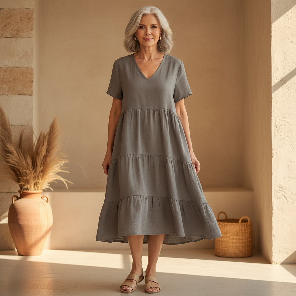 Bexley – Lässiges Sommerkleid mit V-Ausschnitt