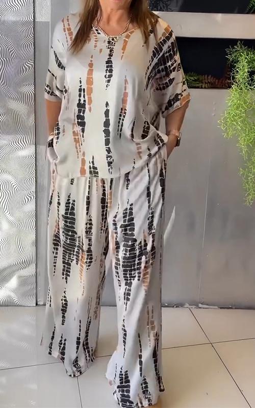 Marie – Lässiges bedrucktes Set