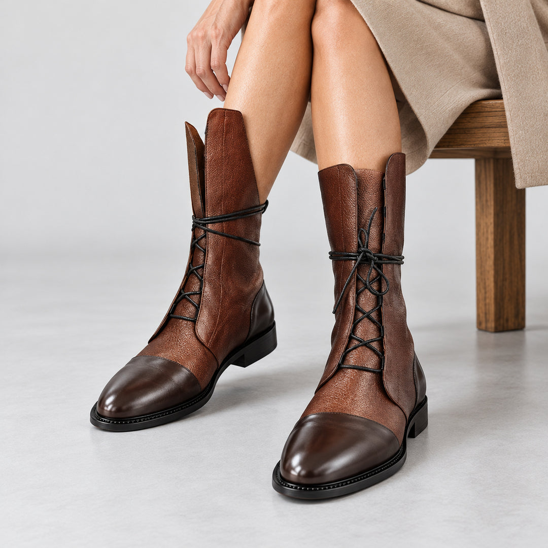 Orthopädische Lederstiefel