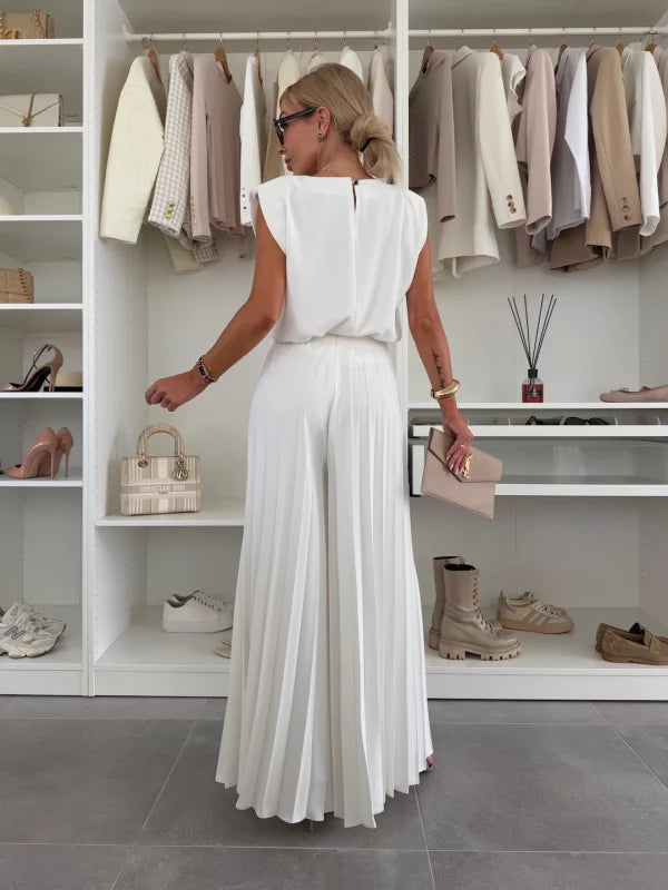 Marian – Elegantes Plissee-Ensemble