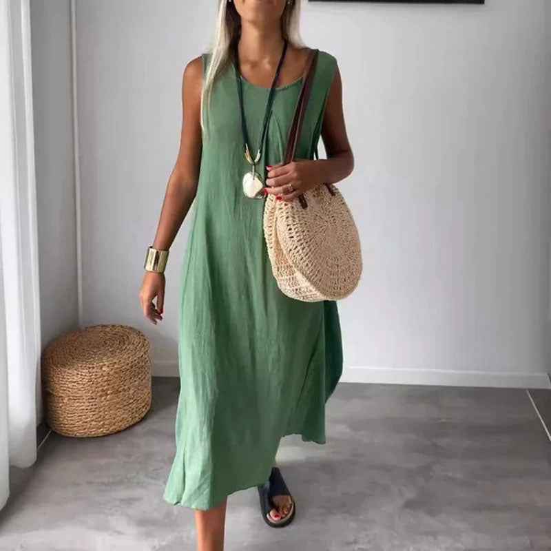 Amaris - Lässiges ärmelloses Kleid
