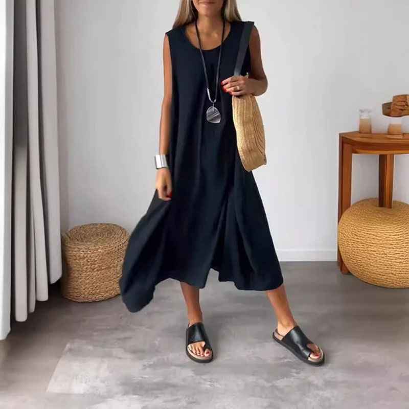 Amaris - Lässiges ärmelloses Kleid