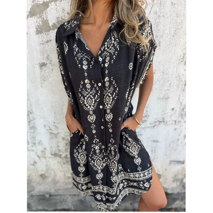 Mica – Vintage-Boho-Kleid
