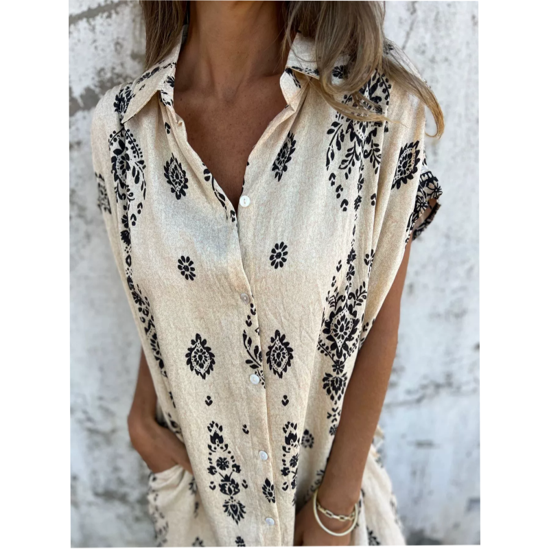 Mica – Vintage-Boho-Kleid