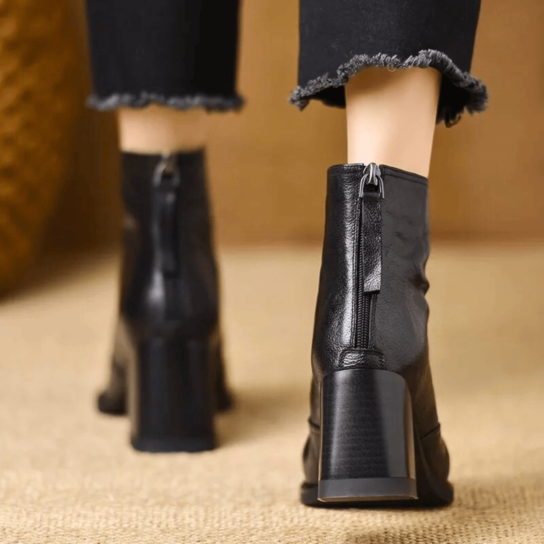 Claudia | Luxuriöse Stiefeletten mit mittelhohem Absatz